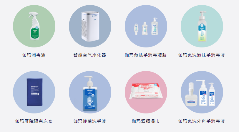 展商推荐：伽玛消毒液、酒精湿巾